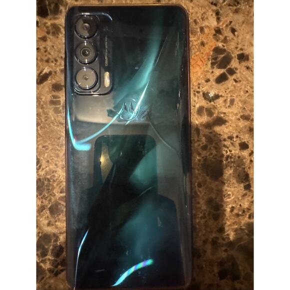Open Box Motorola Moto Edge Plus 2022 128GB XT2201 Cosmos Blue. No Box - Picture 4 of 4